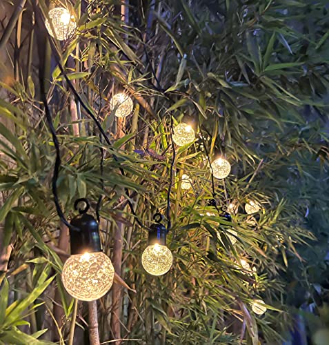 Thumbnail 13 de sylvwin G40 Guirnalda de luces exterior 18 m, 8 modos blanco cálido