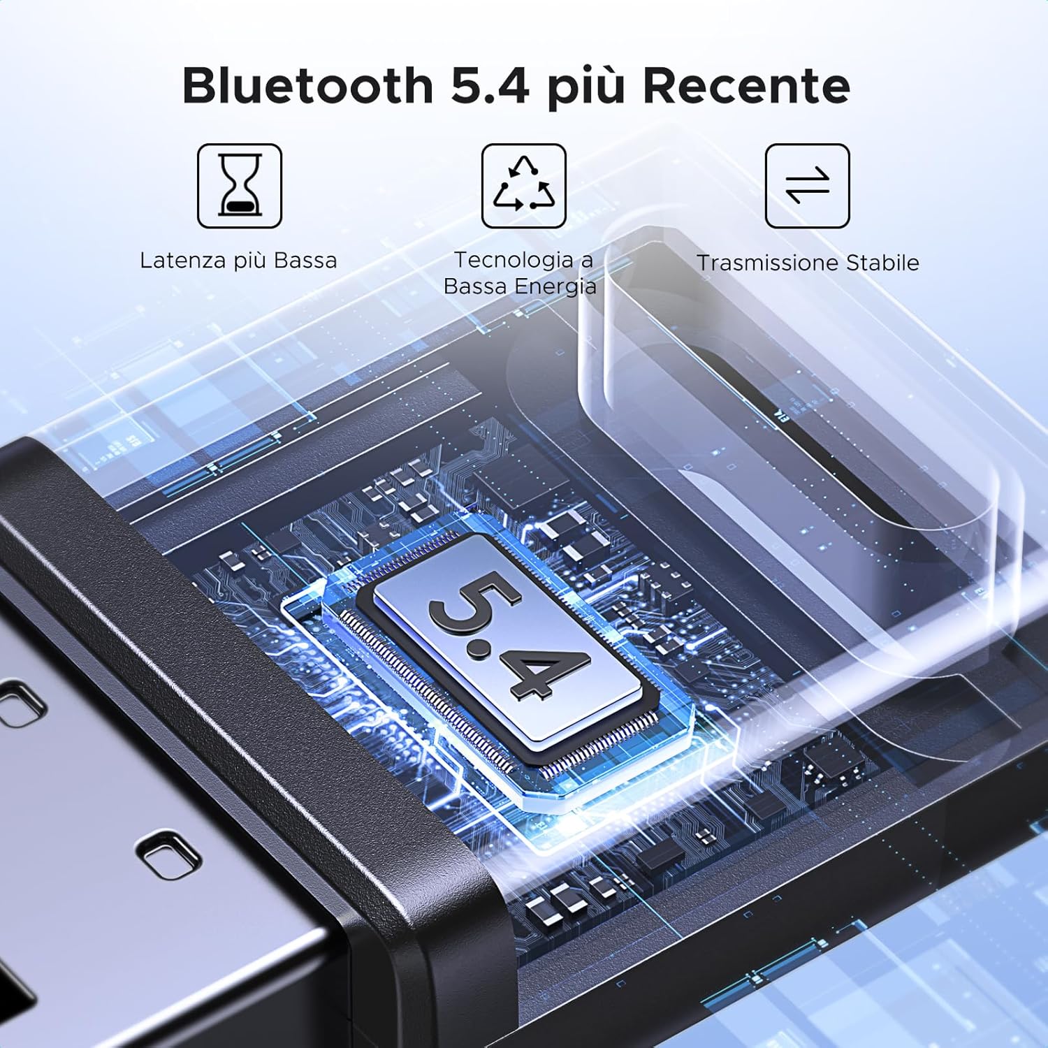 Detalle 2 de UGREEN USB Bluetooth 5.4 per PC
