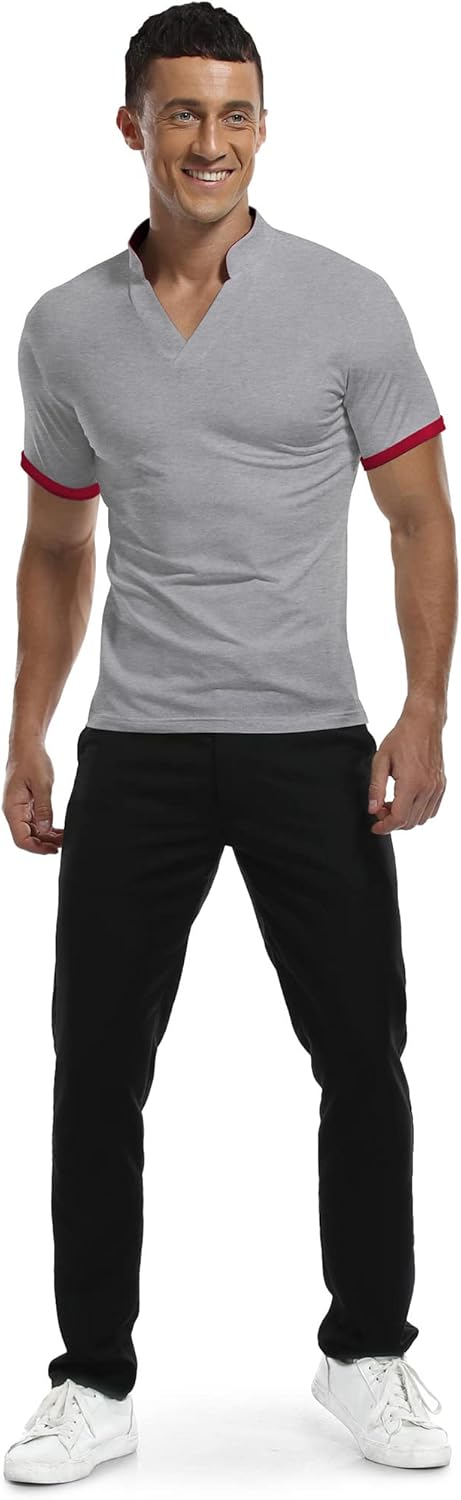 Thumbnail 2 de KUYIGO Poloshirt Slim Fit mit Stehkragen