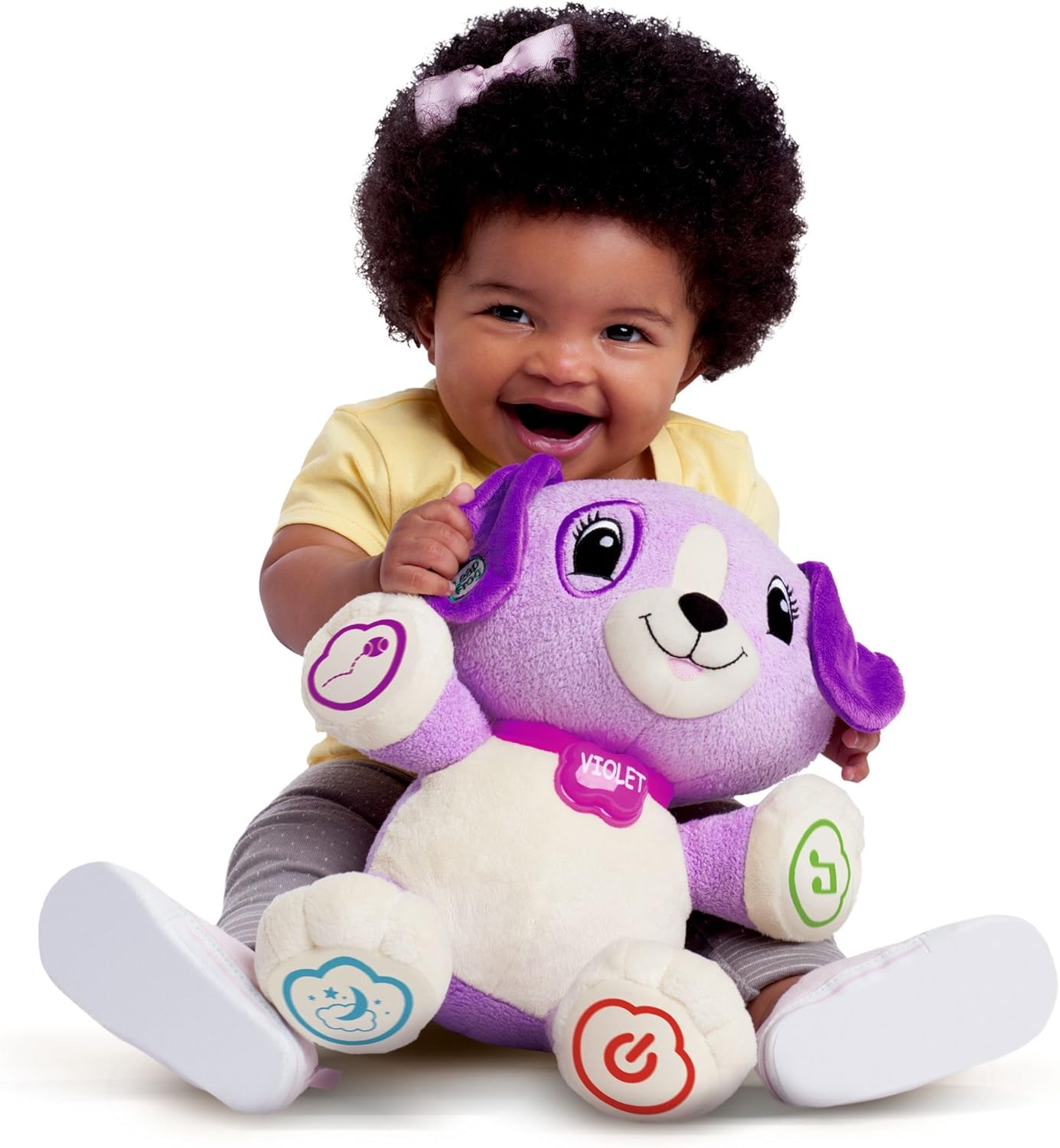 Detalle de LeapFrog My Pal Violet (Frustration Free Packaging) – Personalized Learning Baby Toy