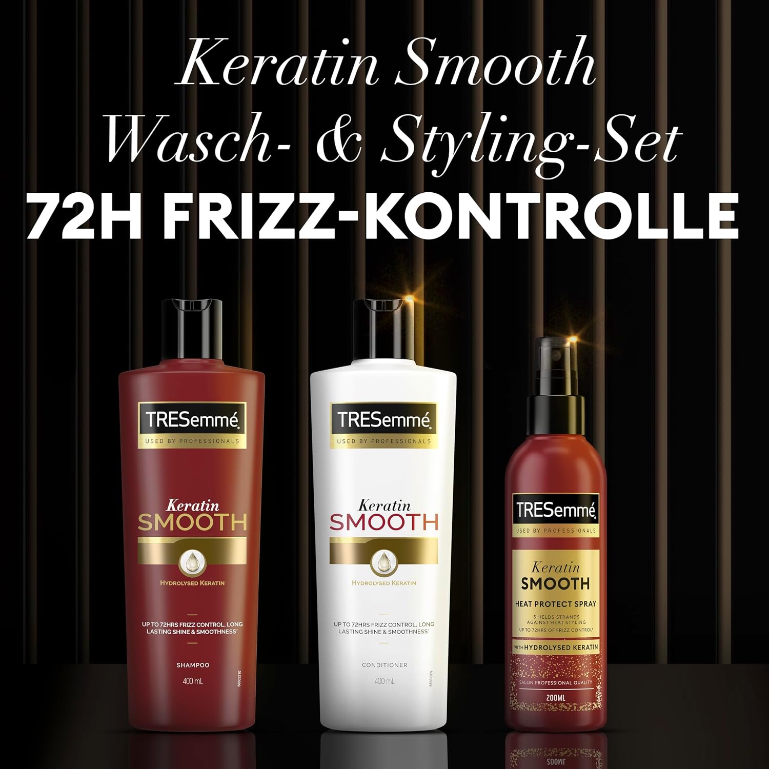 Detalle 2 de TRESemmé Keratin Smooth Bundle 3‑teilig 400 ml/400 ml/200 ml