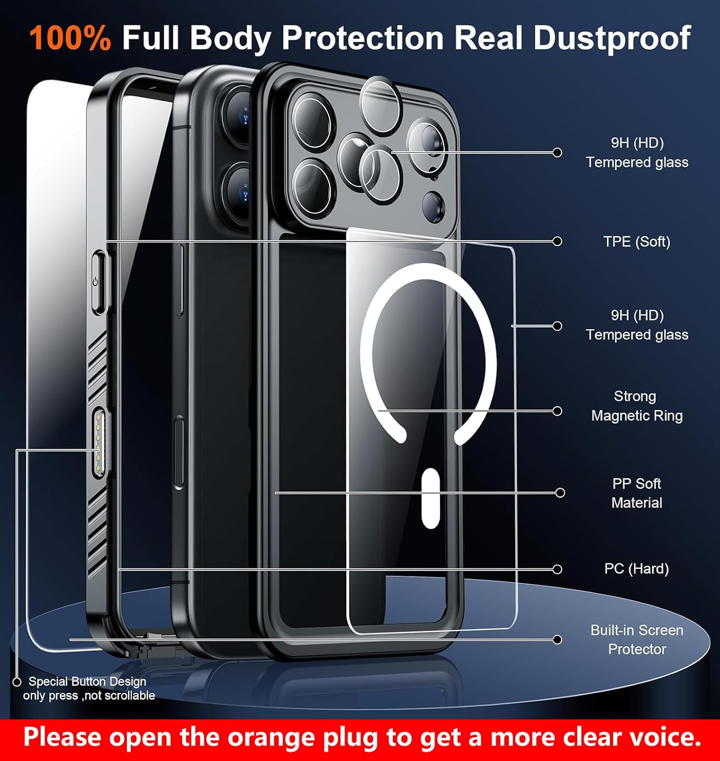 Thumbnail 6 de SPIDERCASE Magnetic for iPhone 17 Pro Max Case IP68