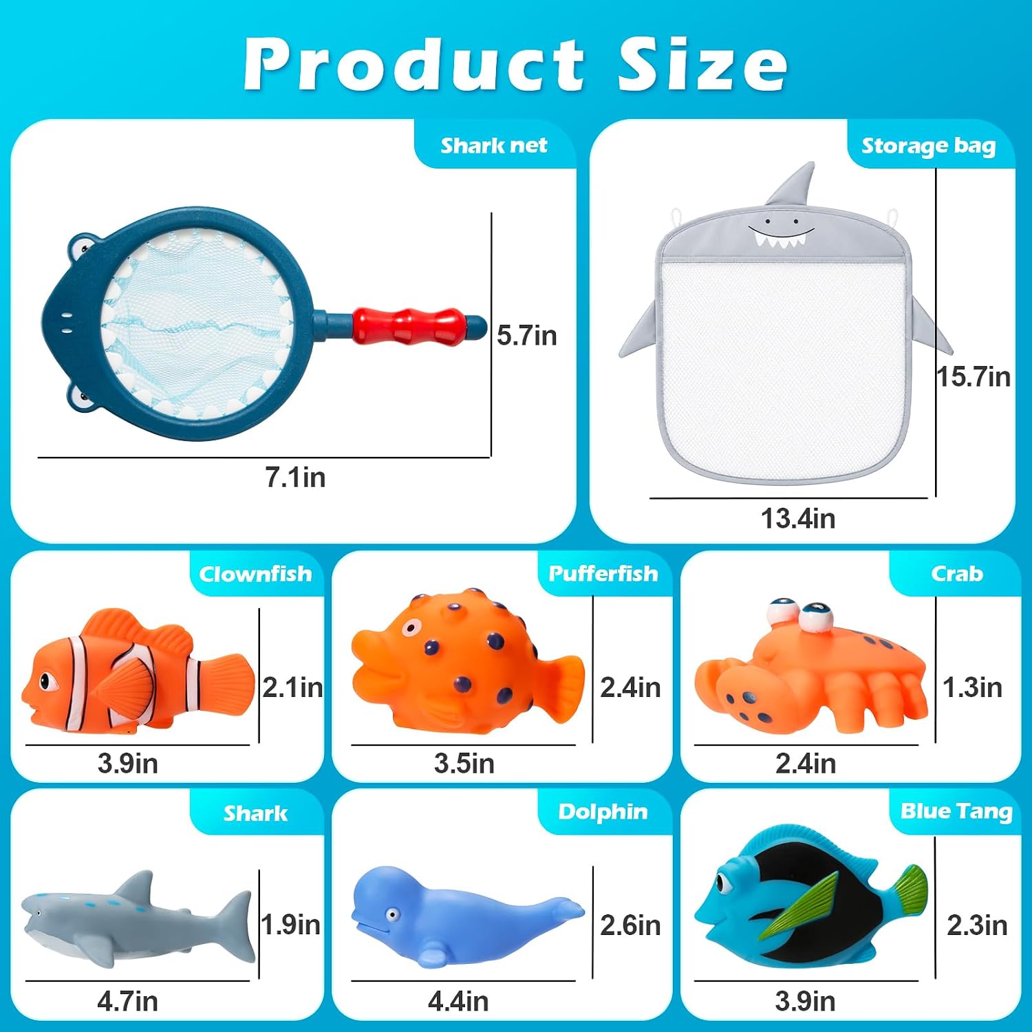 Detalle 2 de No Hole Mold Free Baby Bath Toys with Storage Bag for Ages 1–3 and Infants 6–12 Months
