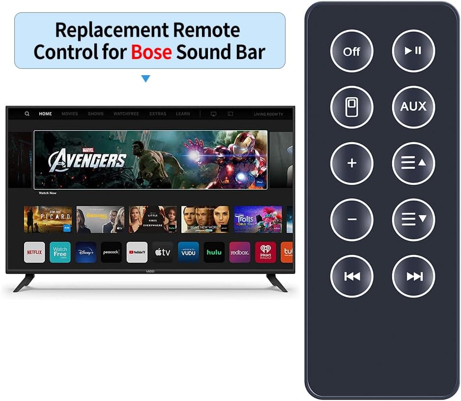 Thumbnail 1 de TCNOUMT replacement remote for Bose SoundDock 10 Bluetooth music system (Z062-1 compatible)