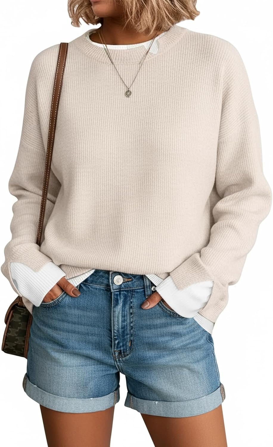 Thumbnail 3 de Disamer Womens Sweaters Long Sleeve Pullover