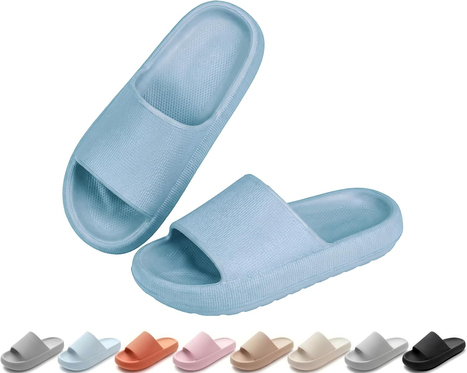 Detalle de Ankis Cloud Slippers Women Men — Non-Slip Cloud Sliders