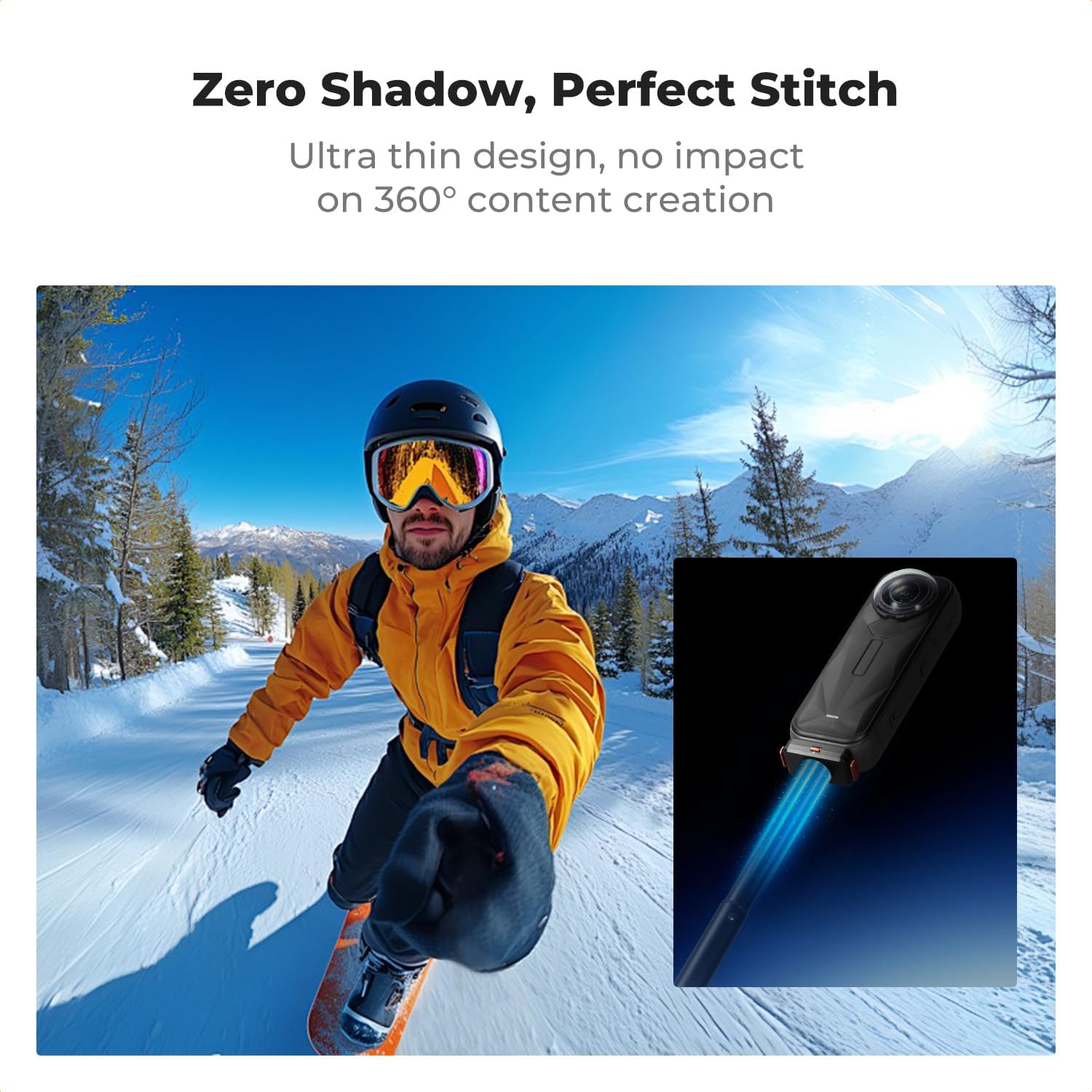 Thumbnail 3 de K&F CONCEPT Magnetic Quick Release Mount for Insta360 X5 / X4 Air with Safety Lock