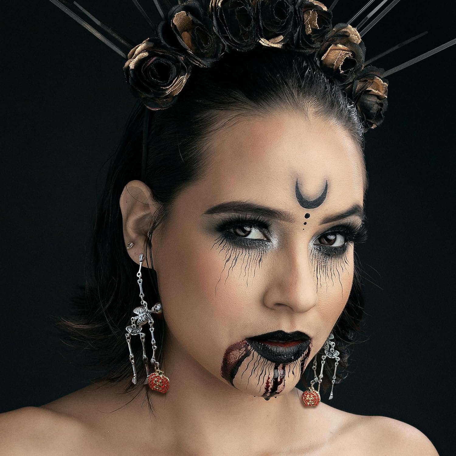 Detalle 1 de RechicGu Halloween Earrings in Zinc Alloy