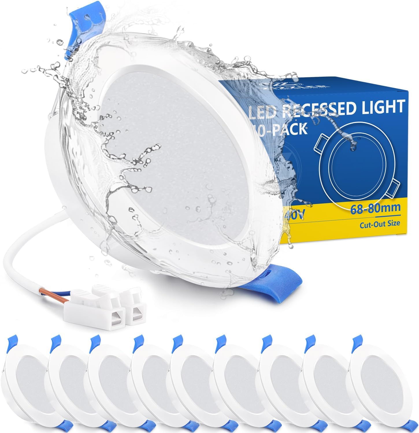 Detalle de LED Einbaustrahler Set ZIZZLER 5 W, 40er