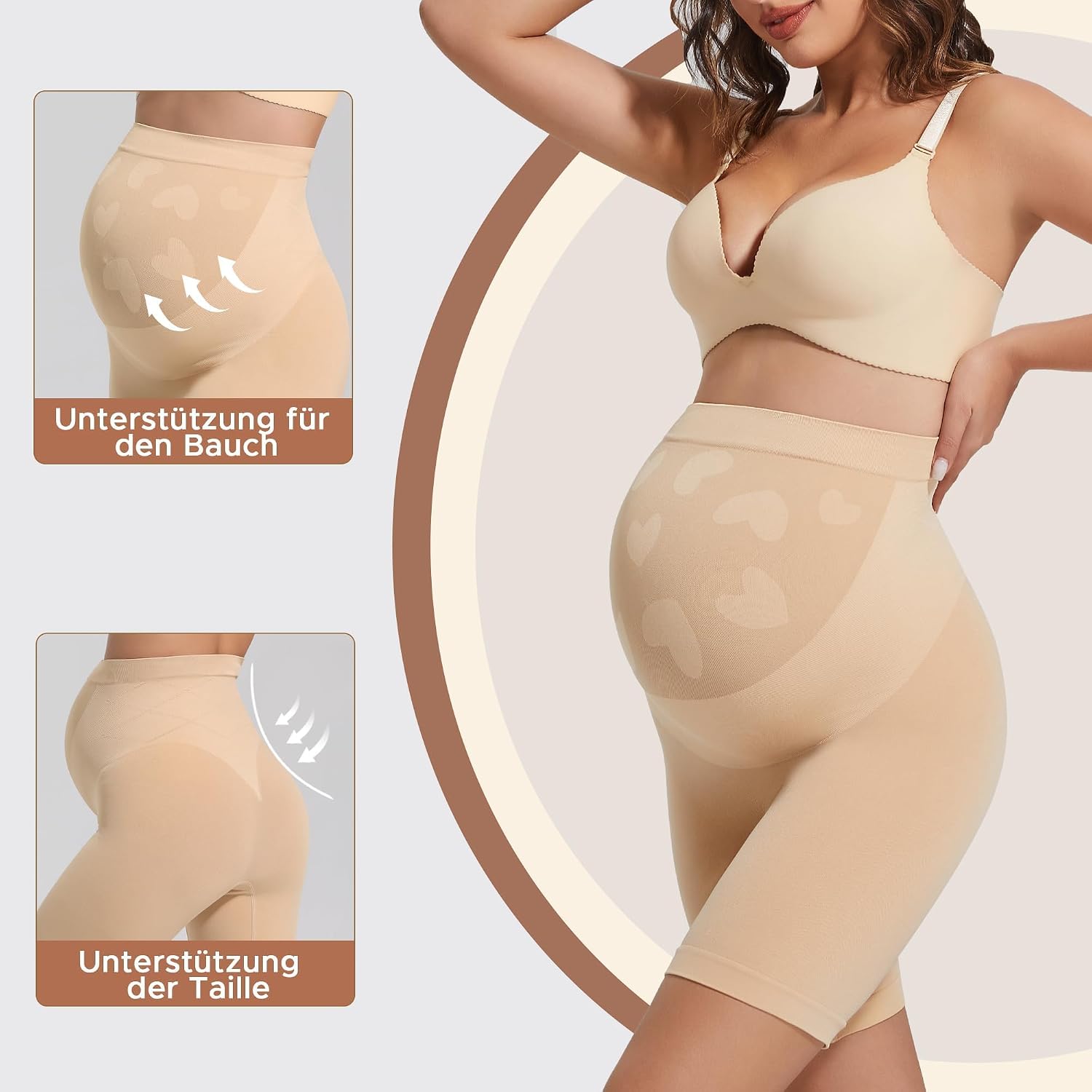 Thumbnail 1 de INNERSY Umstandshose Kurz Unter Kleid