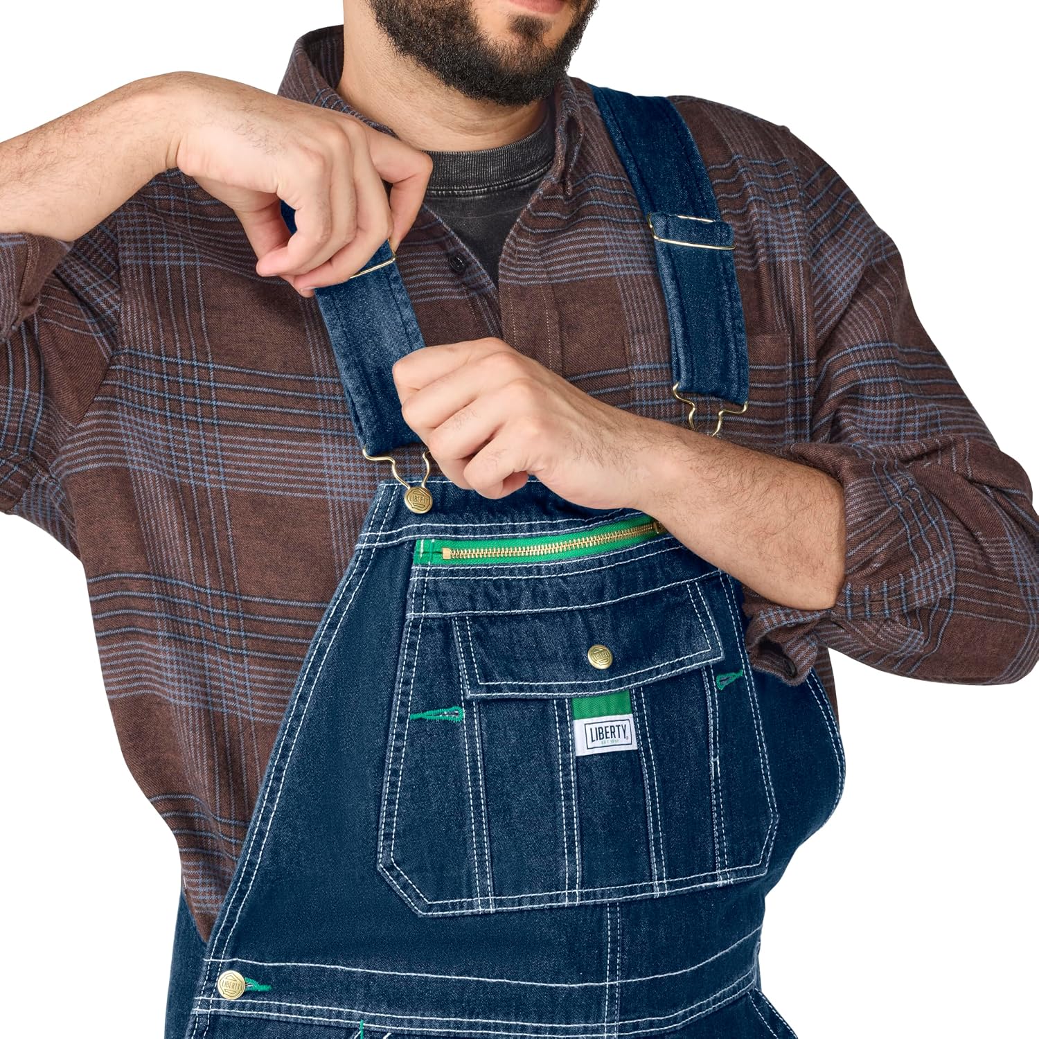 Detalle de Liberty Men's Denim Bib Overall