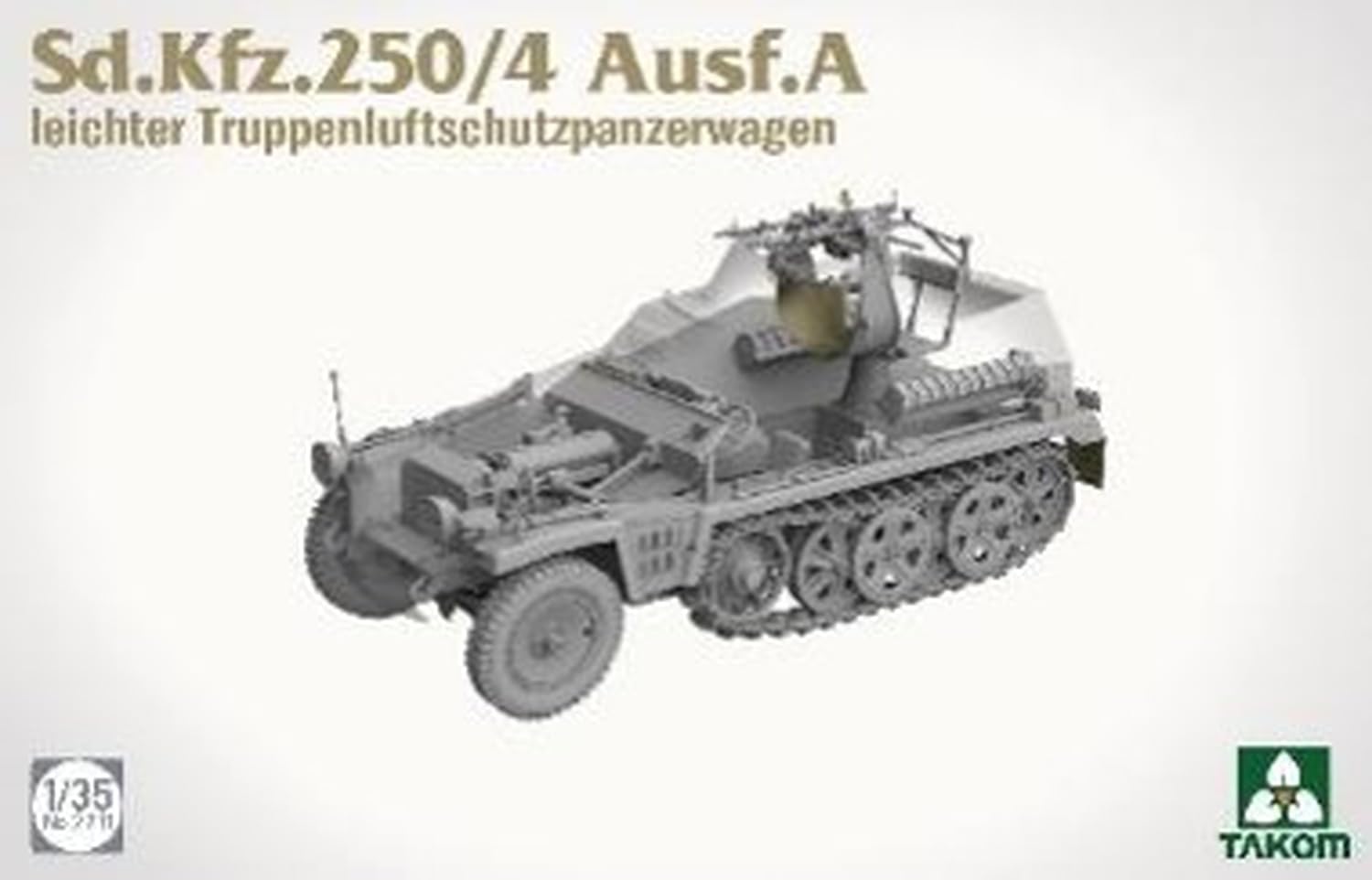 Thumbnail 5 de タコム TKO2211 1/35 Sd.Kfz.250/4 A型 軽対空装甲兵員輸送車 プラモデル
