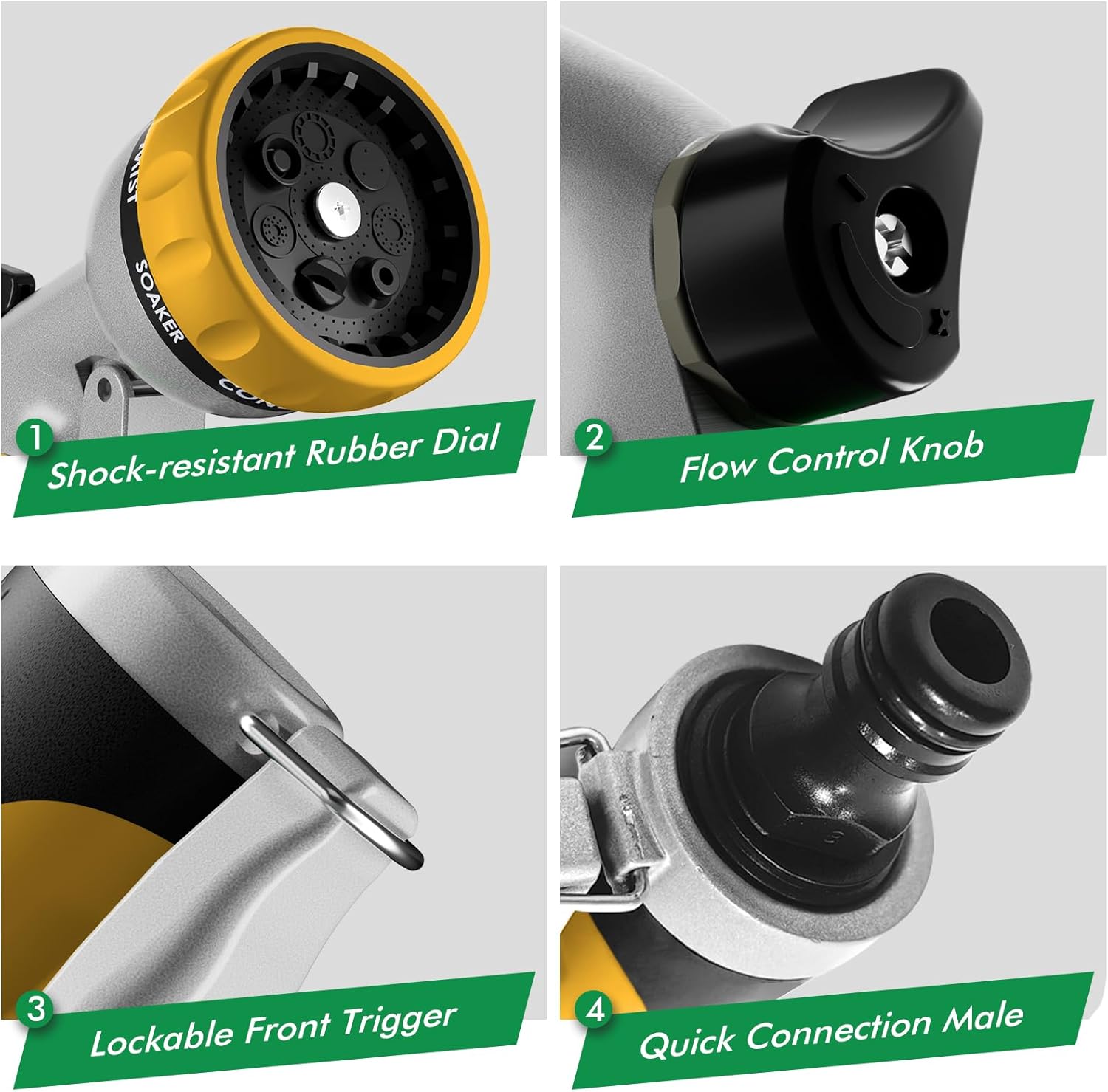 Thumbnail 6 de RESTMO Hose Pipe Spray Gun 7-pattern