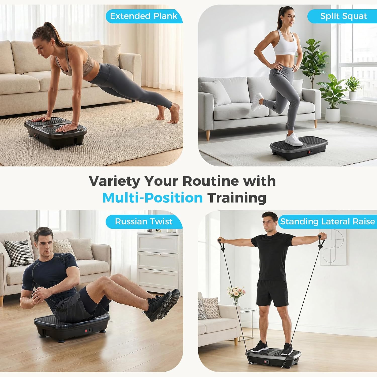 Detalle 2 de DUMOS Vibration Plate 280 lb Capacity