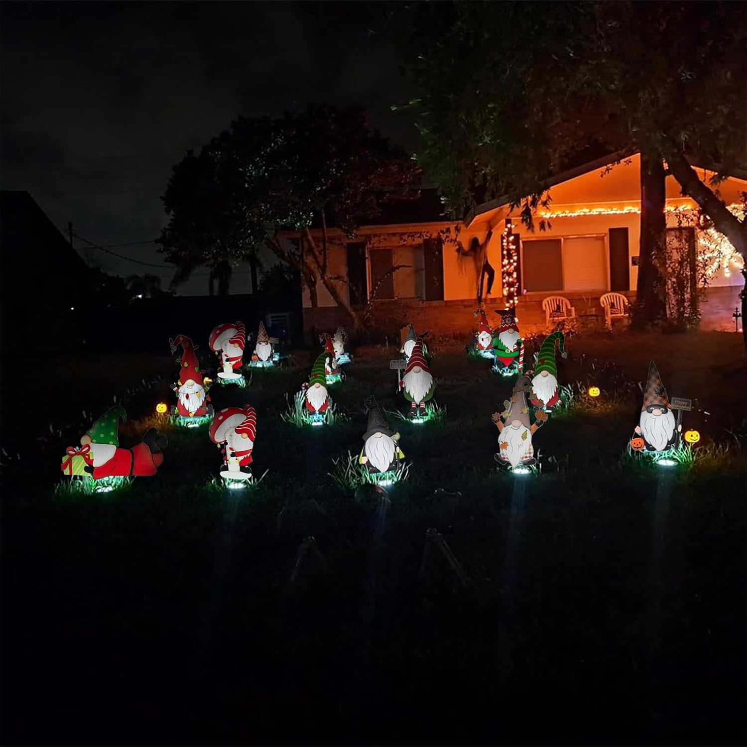 Thumbnail 6 de Solar disk garden lights 8 LED 600mAh