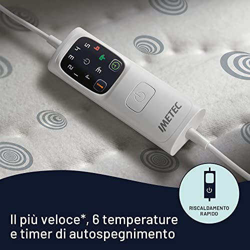 Detalle 2 de Imetec Scaldasonno Adapto – Scaldaletto singolo 150x80 cotone