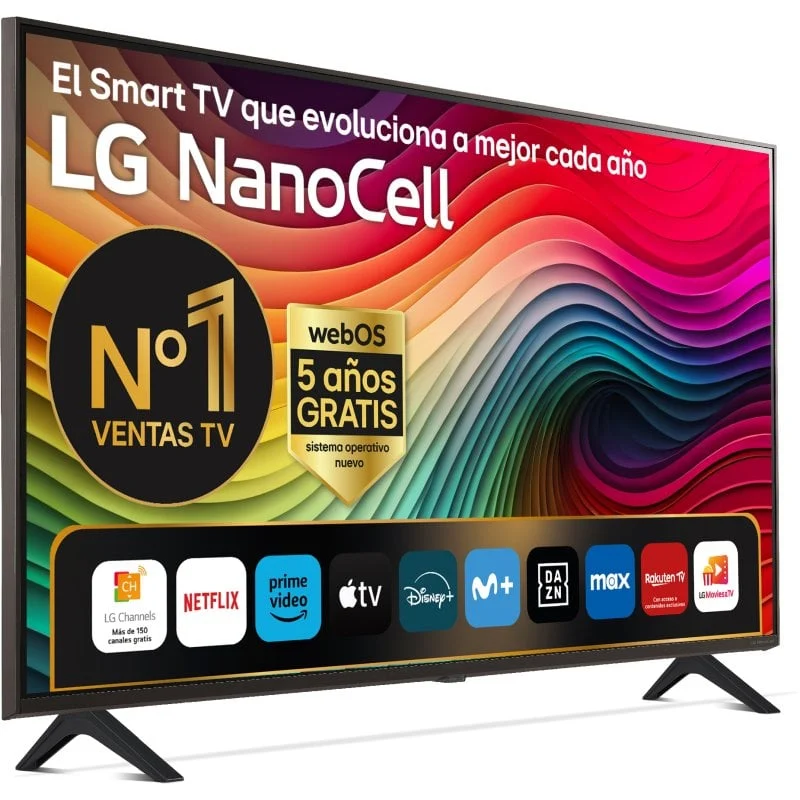 Detalle de LG 43NANO82A6B.AEU NanoCell 4K (43") con WebOS 24 y AI ThinQ