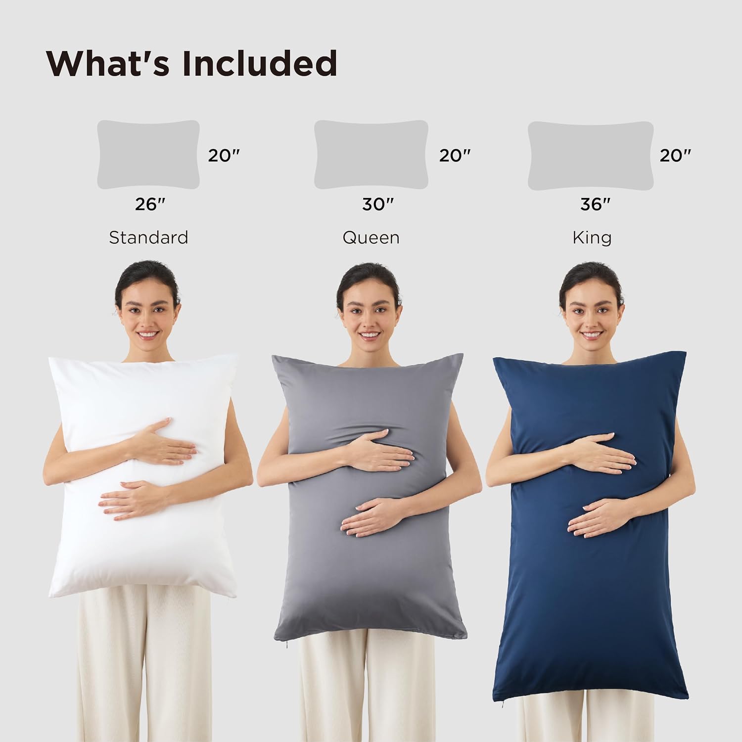Thumbnail 5 de Bedsure Pillowcases, Queen Size