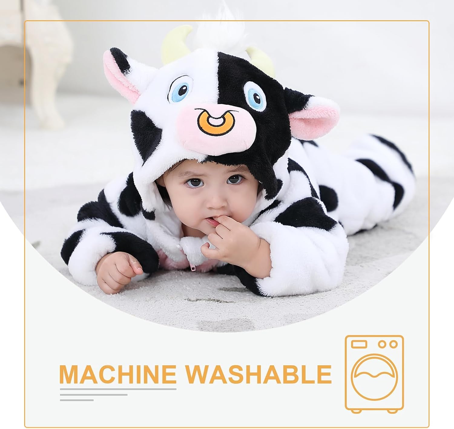 Thumbnail 6 de TONWHAR Baby Animal Romper, Fleece
