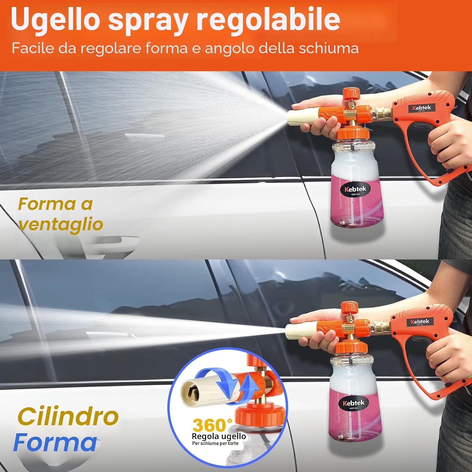 Thumbnail 3 de Kebtek MRP-003-B Pistola idropulitrice 5200 PSI