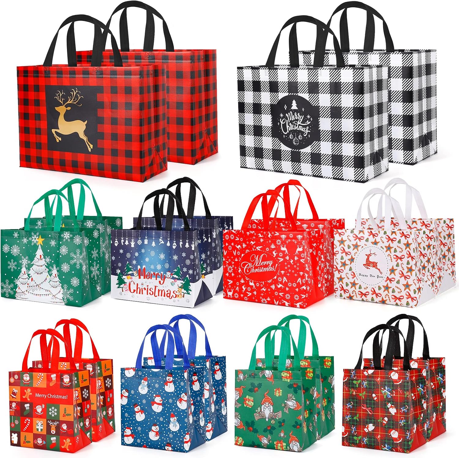 Detalle de YANGTE Christmas Gift Bags 20-Pack