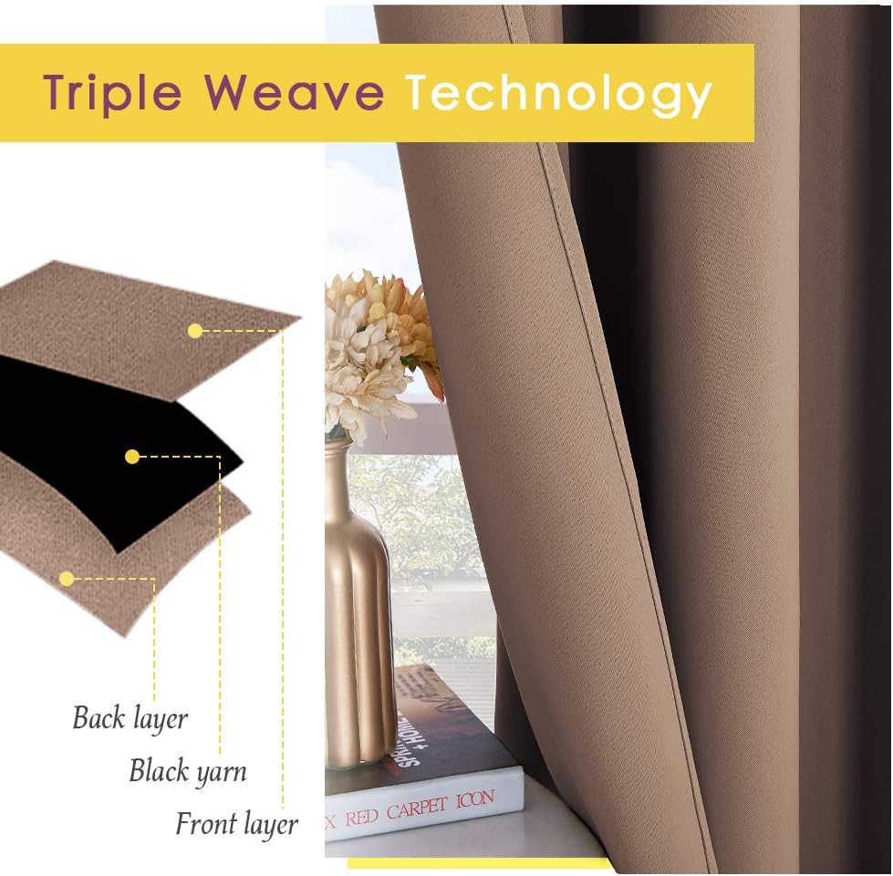 Detalle 2 de NICETOWN Curtain 108in Thermal Waterproof Panel