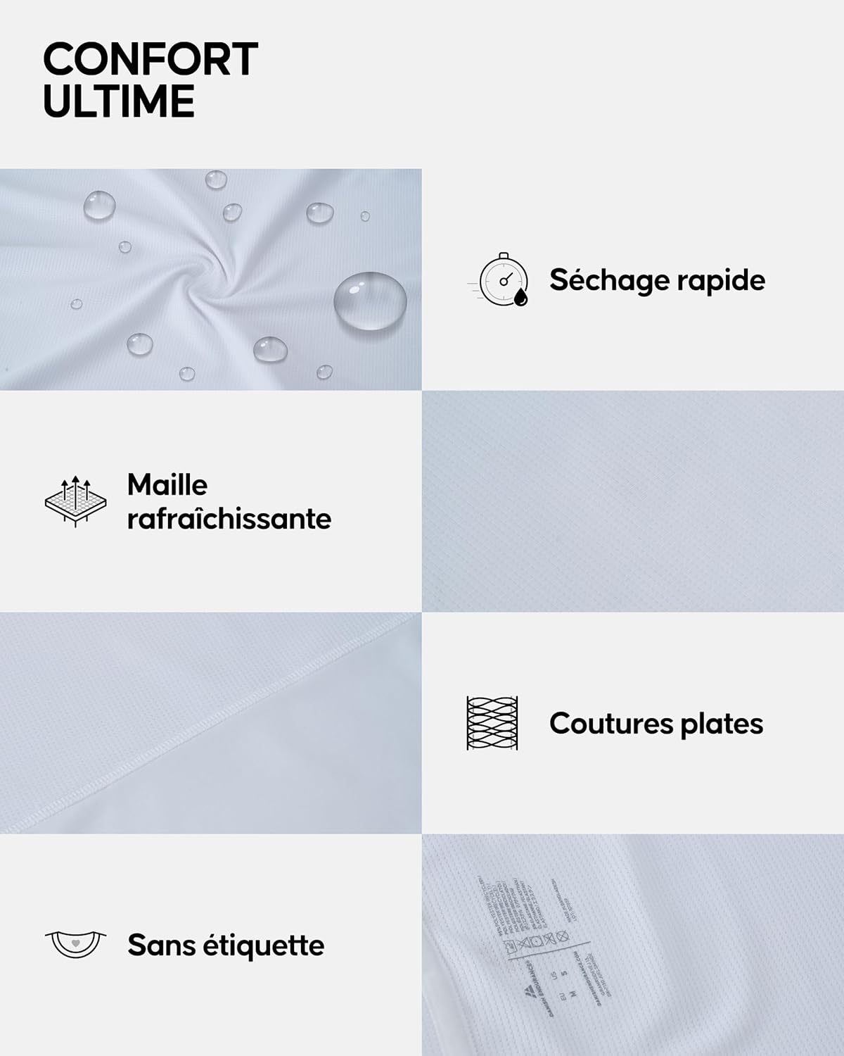 Thumbnail 2 de DANISH ENDURANCE T-shirt Sport Technique Femme – ultra respirant et léger, col rond manches courtes