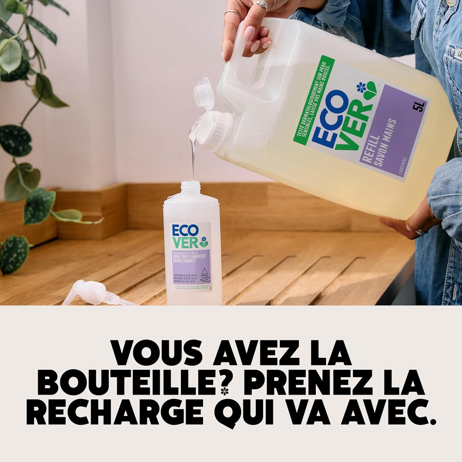 Detalle 2 de Ecover Savon liquide mains 5 L
