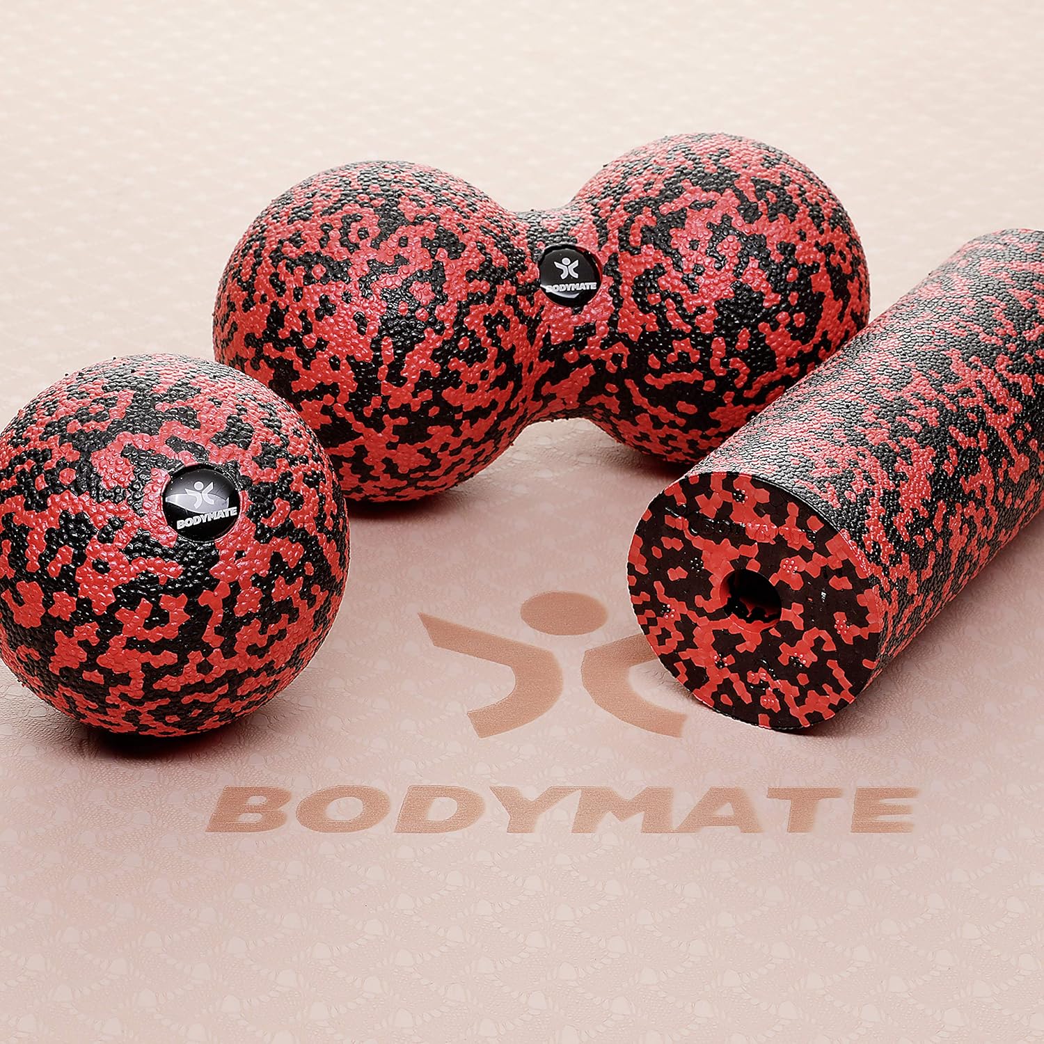 Thumbnail 3 de BODYMATE Mini Kit per Fasce: mini foam roller L15xD6 cm + Palline Ø 8 cm – Set essenziale per automassaggio