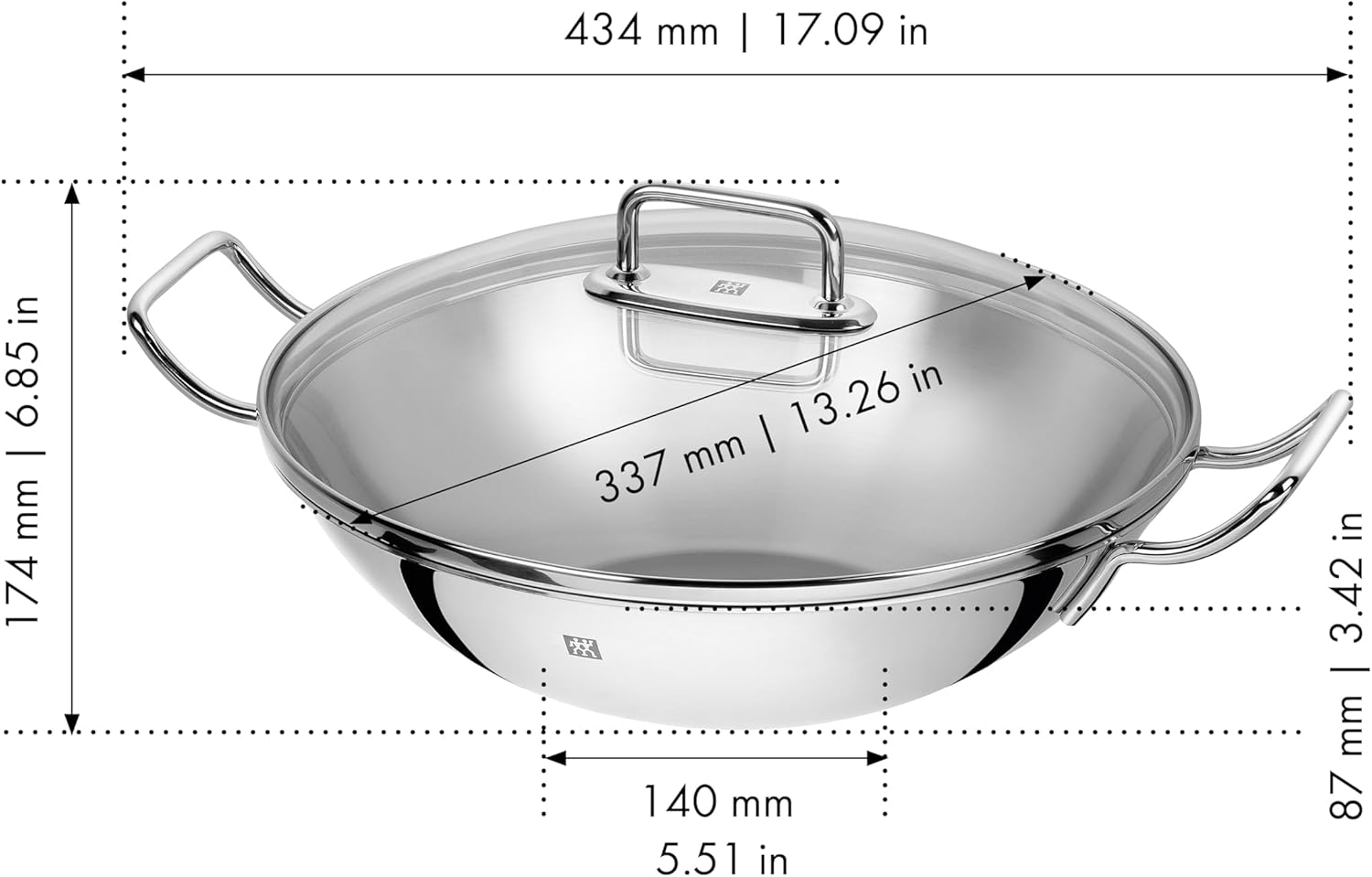 Thumbnail 3 de ZWILLING 40992-332-0 Wok Inducción con Tapa y Rejilla