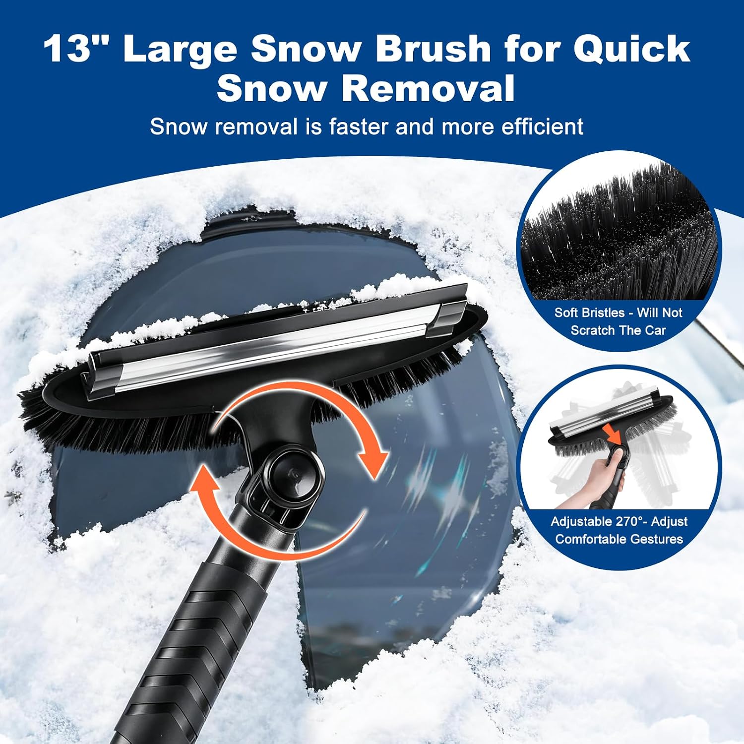 Detalle 2 de Snow Brush and Ice Scraper 72-inch