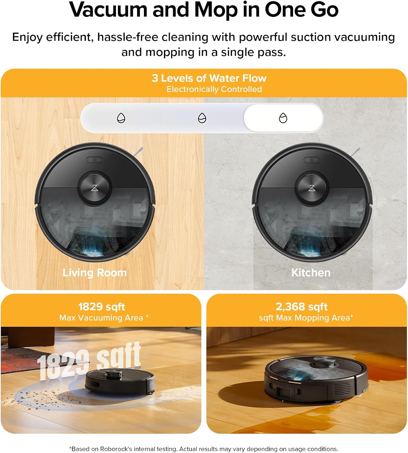 Detalle de roborock Q7 M5+ Robot Vacuum and Mop, 10,000Pa Suction, Self-Empty Dock