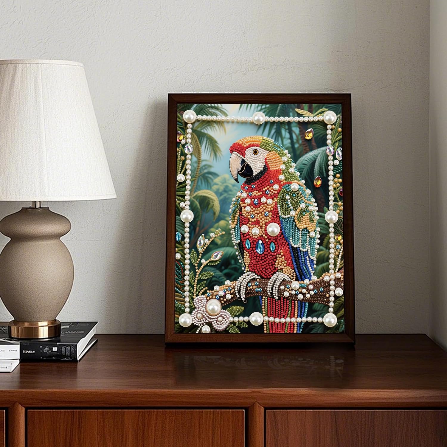Detalle de Pearl Diamond Painting Kit, 15.7 x 11.8 Inches