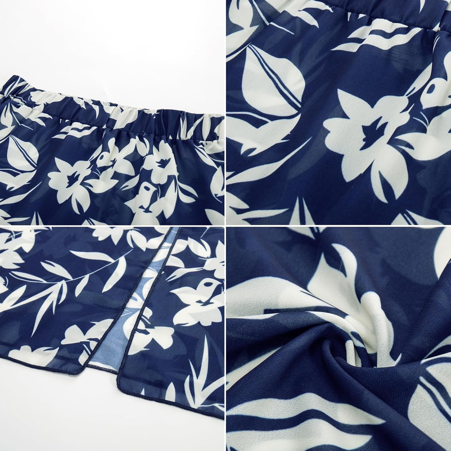 Thumbnail 4 de Grace Karin Women's One Piece Swimsuits with Cover Up Skirt and Tummy Control