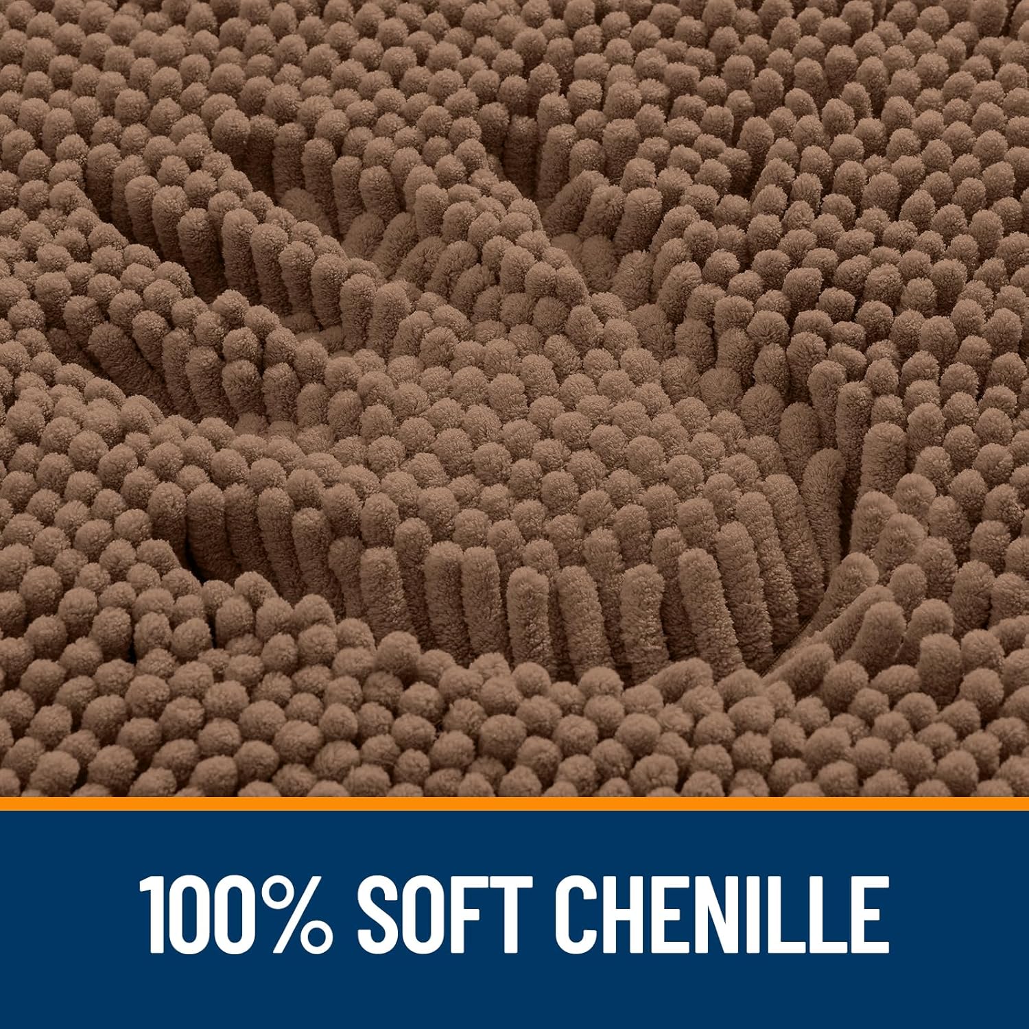 Thumbnail 2 de OLANLY Plush Chenille Bath Rugs, 59 x 24 in, Quick-Dry Machine-Washable Bathroom Mats