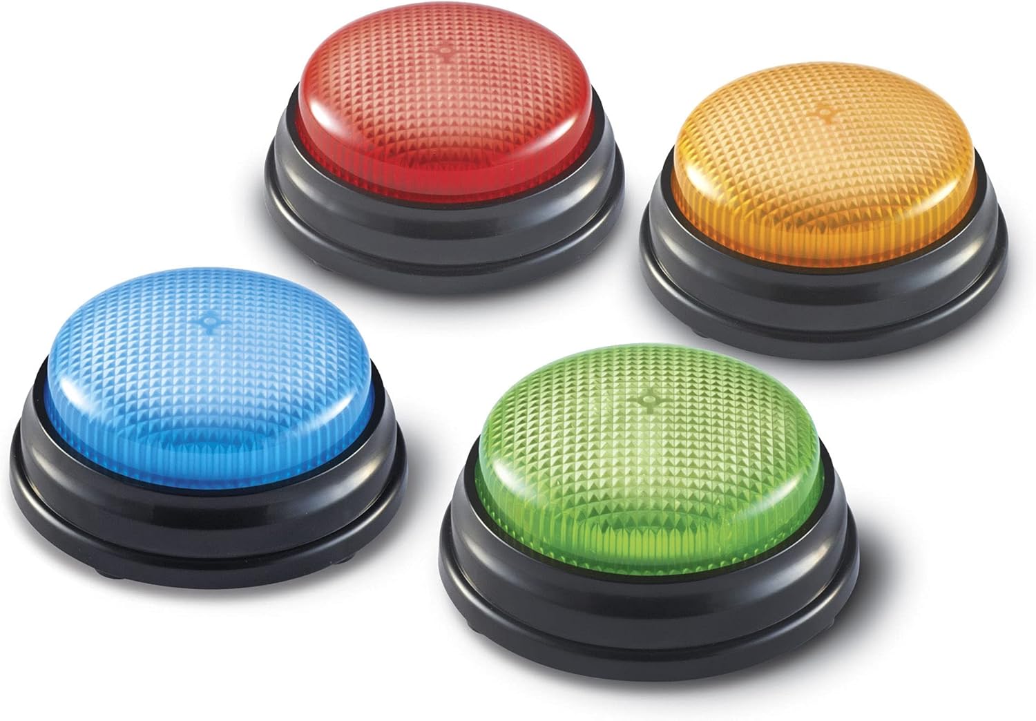 Thumbnail 6 de Learning Resources Set Buzzers Luci e Suoni per Bambini 3+ – 4 Pulsanti Colorati per Quiz e Attività di Gruppo