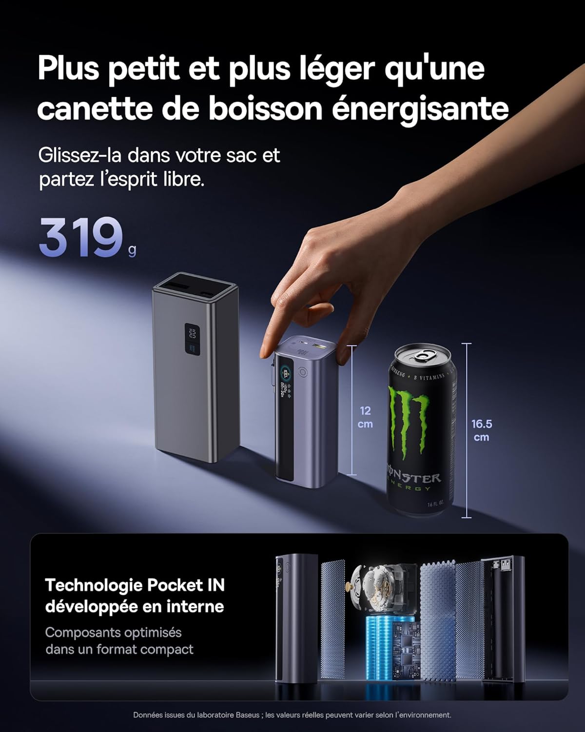 Thumbnail 6 de Baseus EnerGeek batterie externe 10000 mAh 🔌
