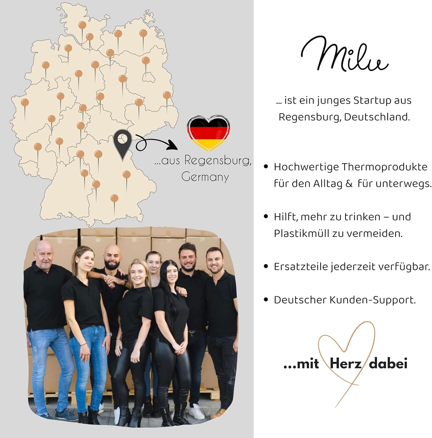 Thumbnail 6 de Milu Edelstahl‑Trinkflasche 1,5 l – doppelwandig, auslaufsicher, kohlensäuregeeignet