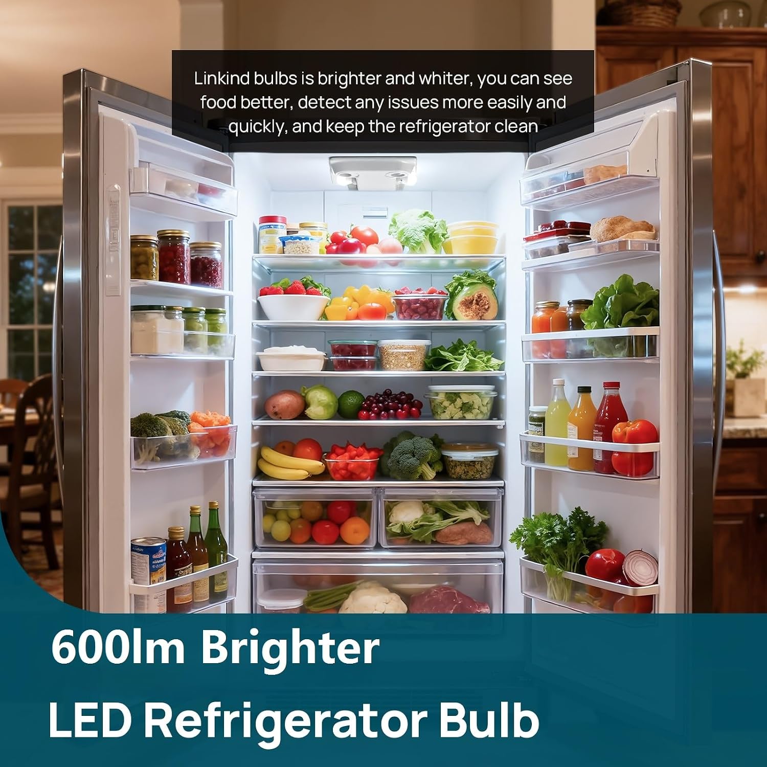 Thumbnail 4 de Linkind Refrigerator Light Bulbs, A15