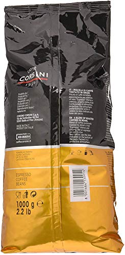 Detalle 2 de Caffè Corsini 1950 Caffè in Grani Espresso – miscela intensa e cremosa, 1 kg