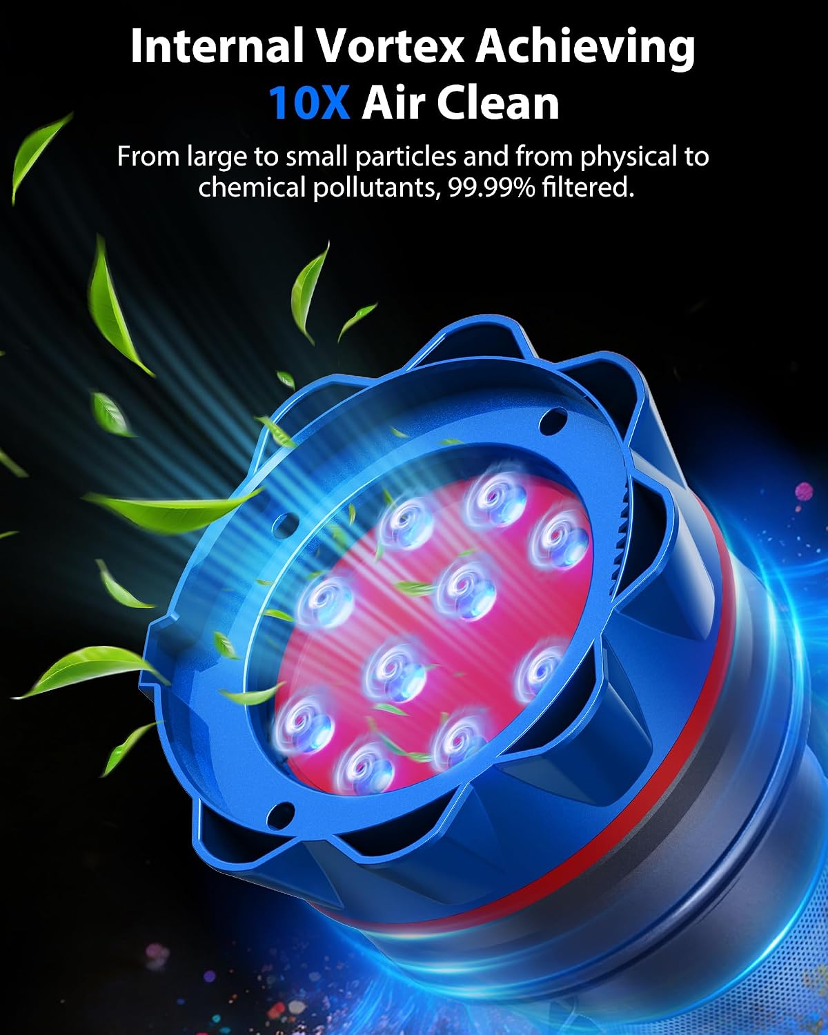 Detalle 1 de XenonLab PW702 Cordless Stick Vacuum, 55 kPa Suction, 10-Stage Filtration