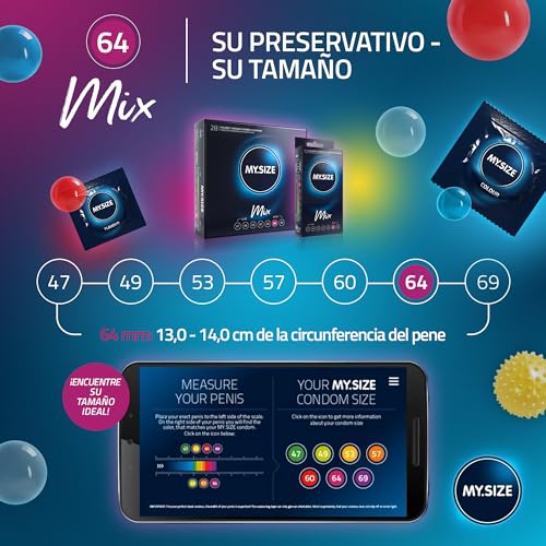 Thumbnail 4 de My Size Mix préservatifs taille 64 mm, 28 pièces ⚙