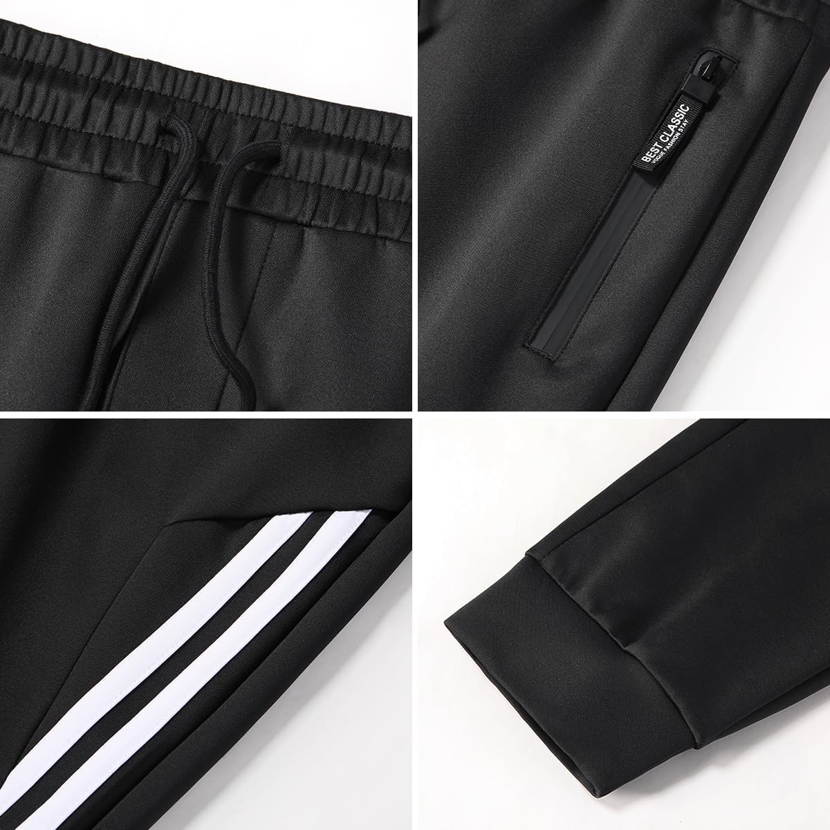 Detalle 2 de Arjen Kroos Men’s Two-Piece Tracksuit with Full-Zip Hoodie and Sweatpants