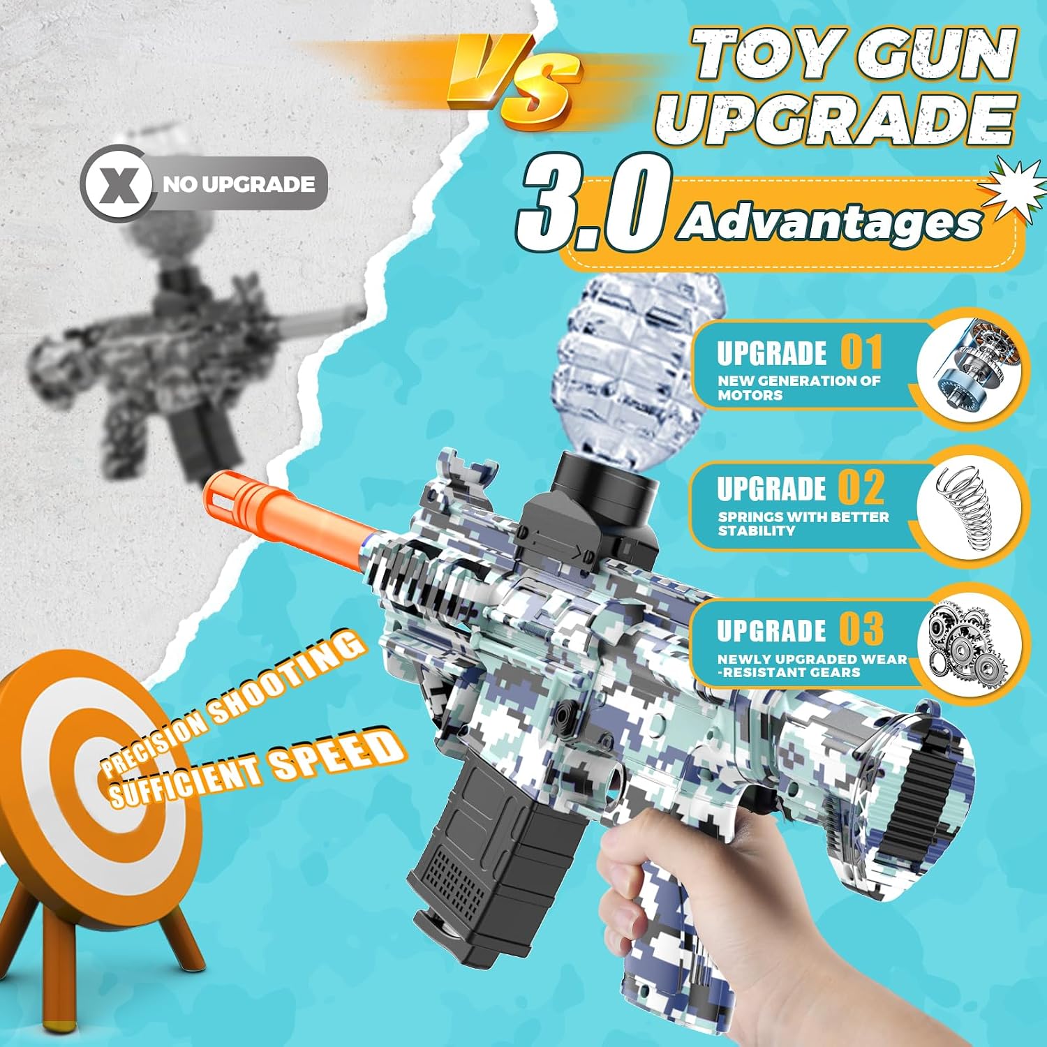 Detalle de JANNIRESS Electric Splatter Ball Blaster