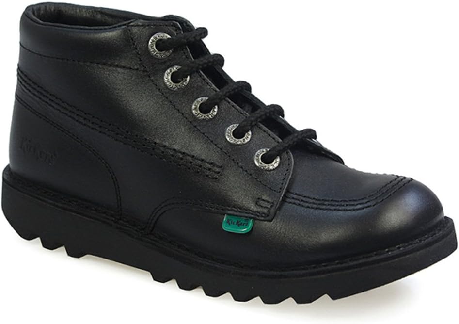 Detalle de Kickers Kids Kick Hi Classic Ankle Boots – Comfort, Durability and Everyday Wear