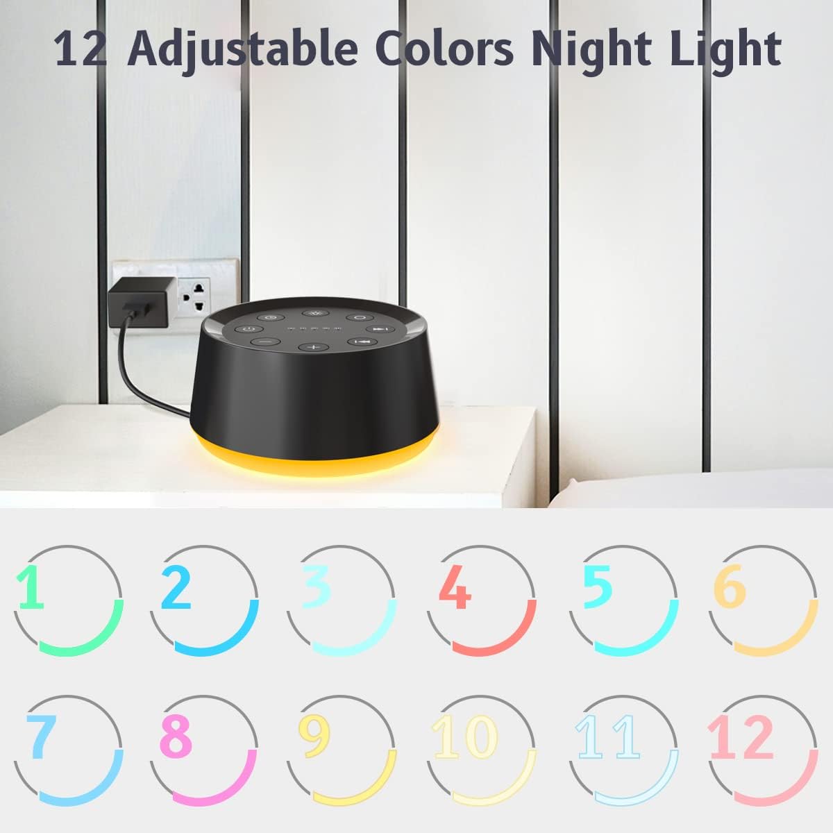 Detalle 2 de BrownNoise white noise machine with 30 sounds