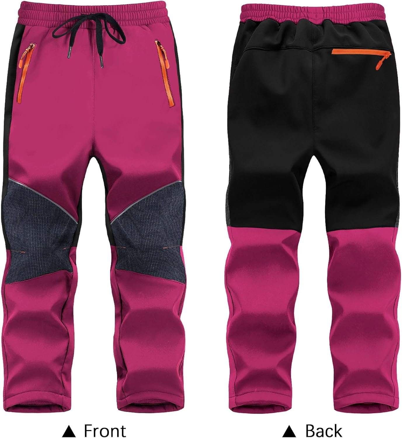 Detalle de ANGEL CITIZ Waterproof Trousers Kids – Lightweight 3-Pocket Cargo Joggers for Boys