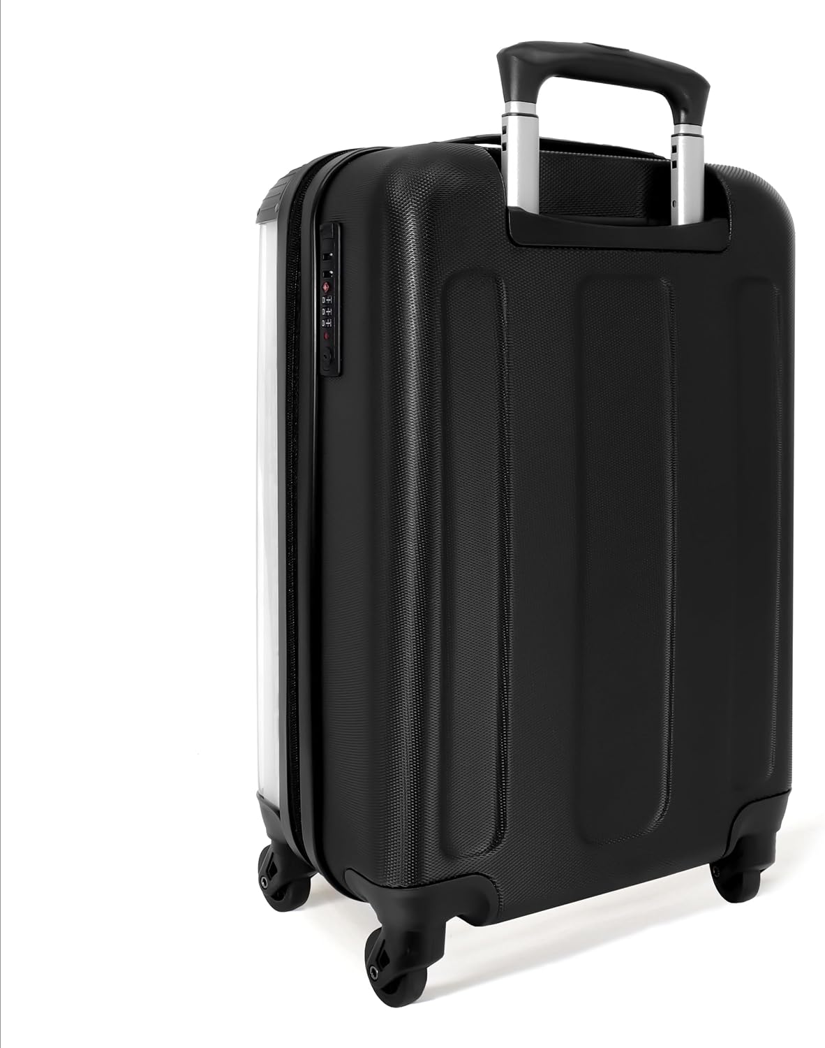 Thumbnail 2 de Valigia rigida con ruote NoBoringSuitcases.com, trolley bagaglio a mano 4 ruote e lucchetto TSA, 55x40x20 cm (Ragazza con palloncino rosso)