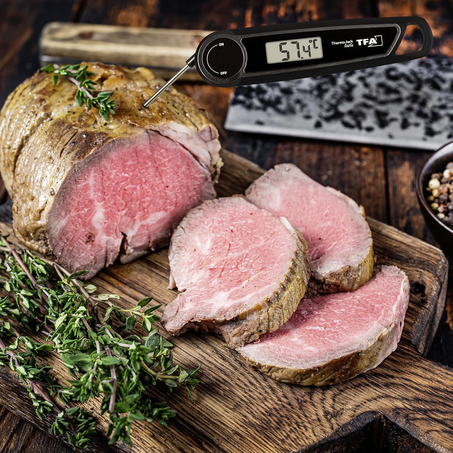 Thumbnail 1 de Thermomètre à viande numérique TFA Dostmann 30.2035.01 – précision, polyvalence et nettoyage IP65
