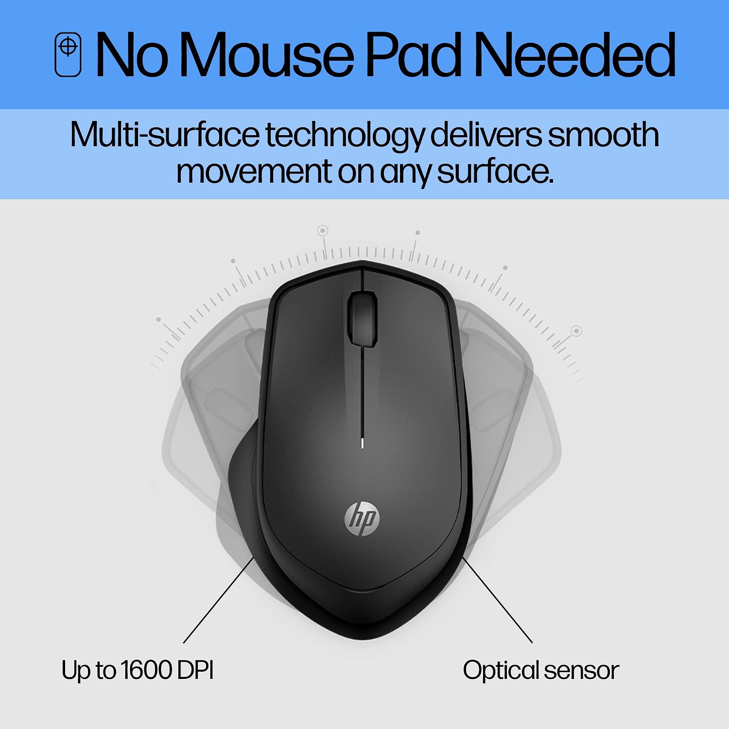 Detalle de HP wireless mouse 280